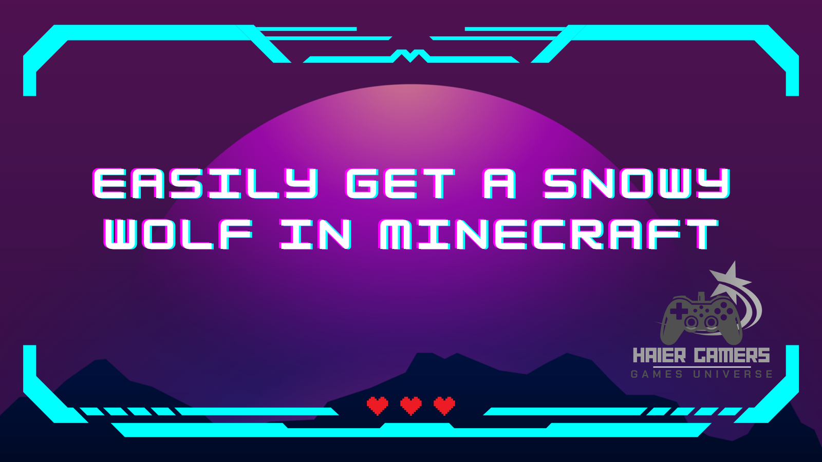 Easily Get a Snowy Wolf in Minecraft