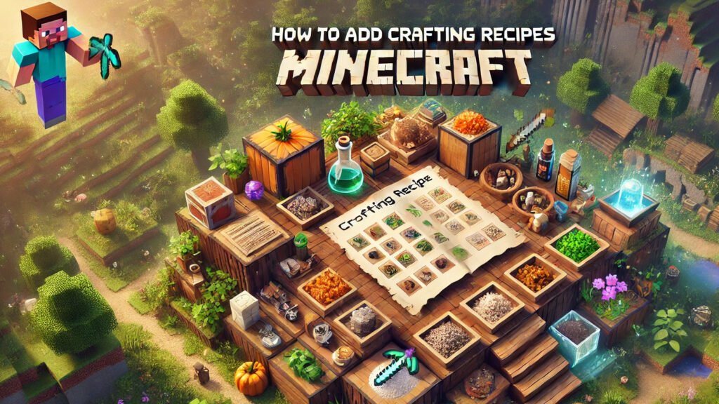 add recipes in minecraft