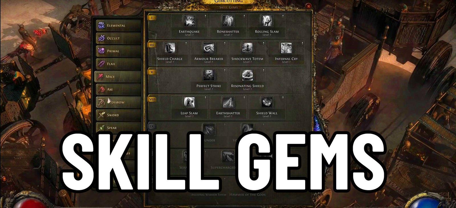 path of exile 2 skill gems