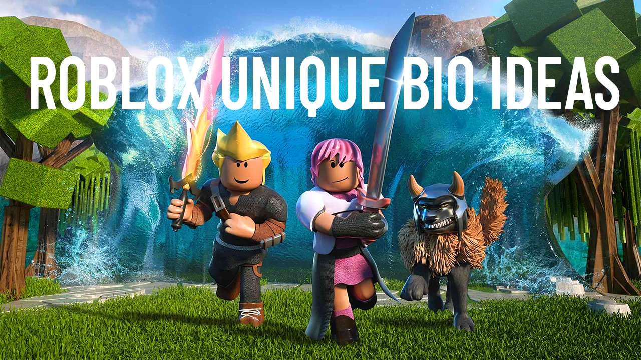 roblox bio ideas